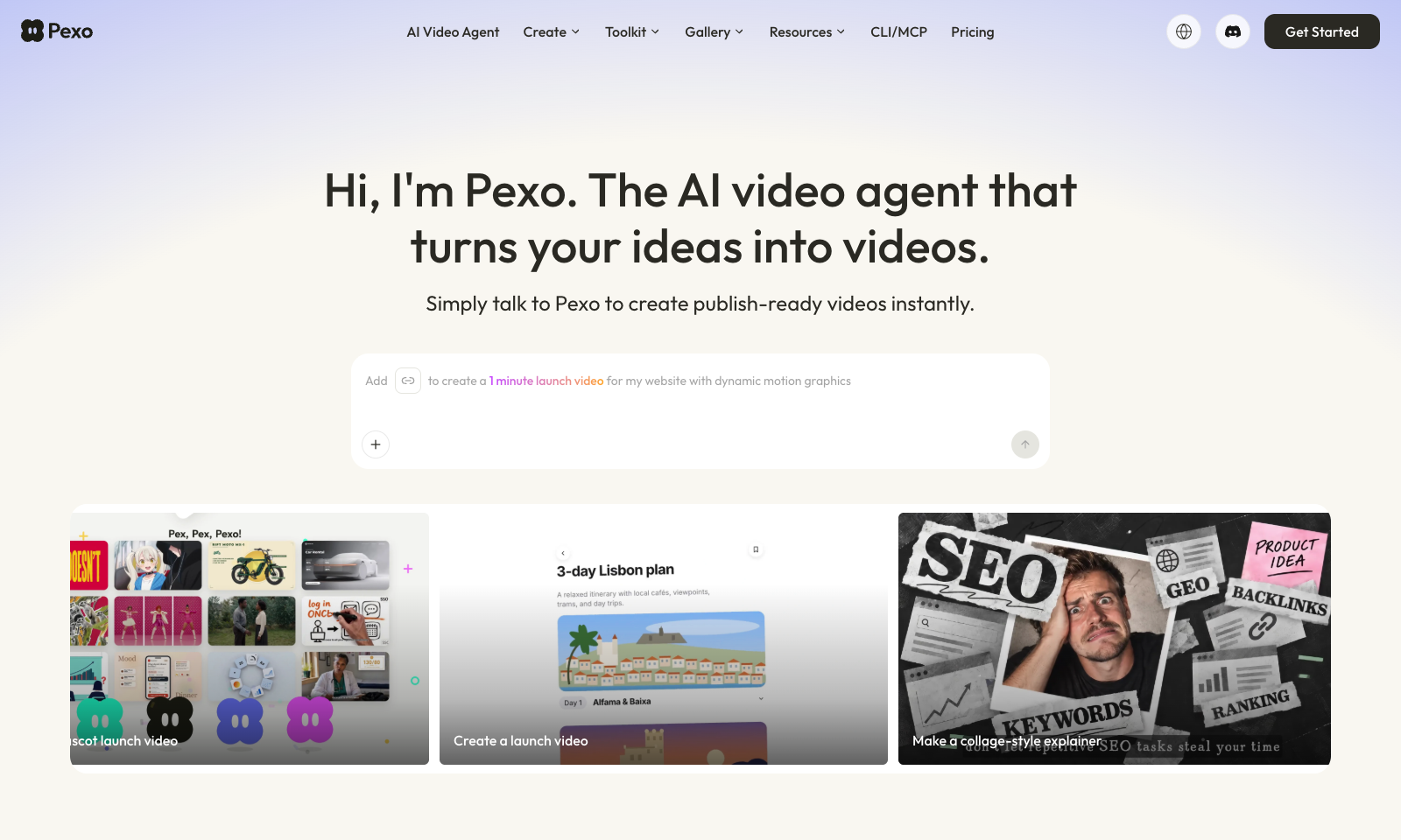 Pexo screenshot